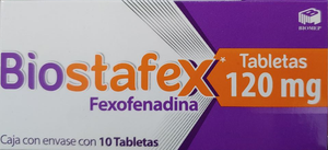 BIOSTAFEX FEXOFENADINA 120MG