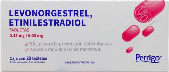 LEVONORGESTREL/ETINILESTRADIOL PERRIGO 28