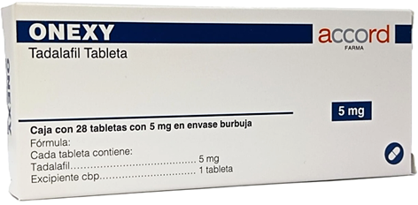 TADALAFIL ONEXY 5MG C/28 TABS