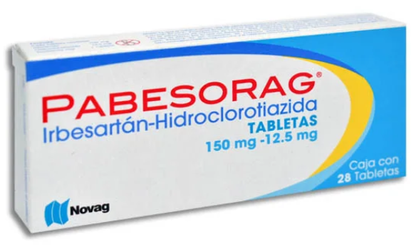 IRBESARTAN / HIDROCLOROTIAZIDA 150/12.5MG LAB. NOVAG C/28 TABS