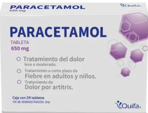 PARACETAMOL 650MG QUIFA