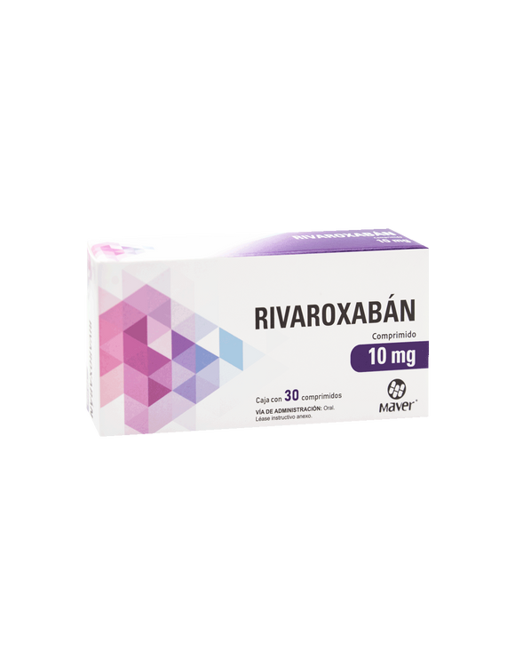 RIVAROXABÁN MAVER 10MG C/30 COMPR