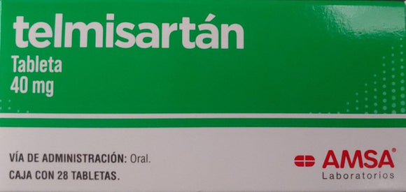 TELMISARTÁN 40MG AMSA C/28
