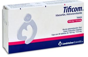 IRBESARTAN / HIDROCLOROTIAZIDA 150/12.5MG TIFICOM