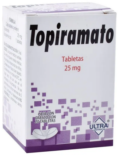 TOPIRAMATO 25mg  LAB. ULTRA C/20