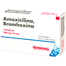 AMOXICILINA/BROMHEXINA LAB. HORMONA