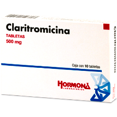 CLARITROMICINA HORMONA TABS