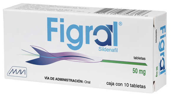 SILDENAFIL 50MG C/10 FIGRAL