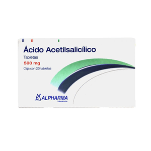 ÁCIDO ACETILSALICÍLICO 500 MG ALPHARMA