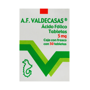ÁCIDO FÓLICO DE VALDECASAS C/50