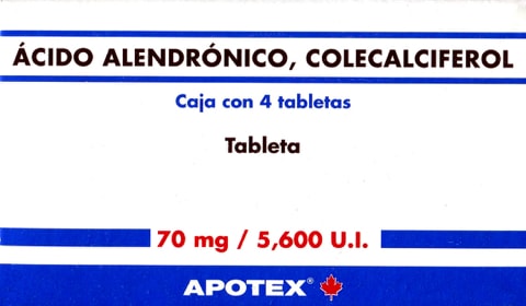 ÁCIDO ALENDRÓNICO/COLECALCIFEROL APOTEX