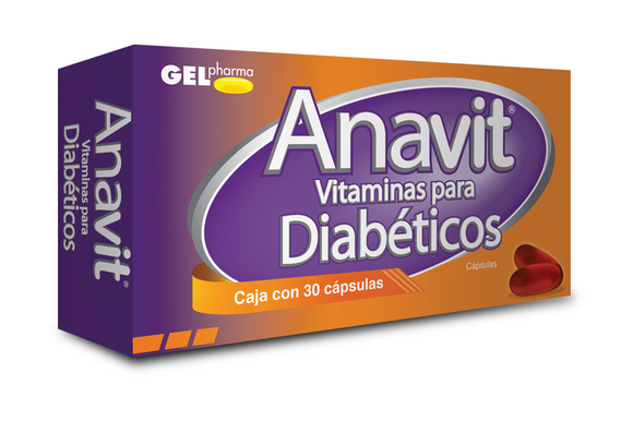 ANAVIT Vitaminas para diabéticos