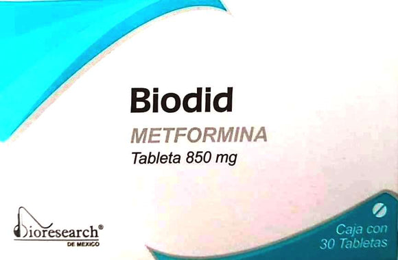 METFORMINA 850MG BIODID