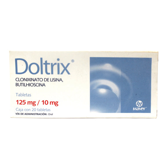 CLONIXINATO DE LISINA/BUTILHIOSCINA 125/10MG DOLTRIX