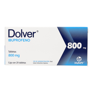 IBUPROFENO 800MG DOLVER C/20