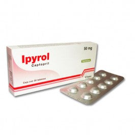 CAPTOPRIL IPYROL 50MG