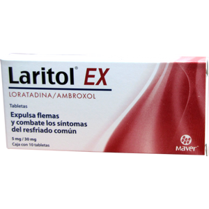LORATADINA/AMBROXOL LARITOL EX TABS