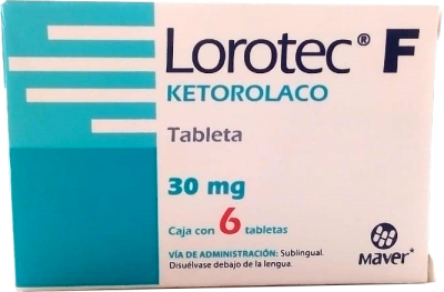 KETOROLACO SUBLINGUAL LOROTEC F C/6