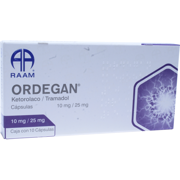 KETOROLACO/TRAMADOL ORDEGAN CAPS