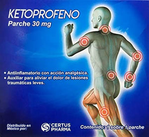 PARCHE KETOPROFENO 30MG CERTUS PHARMA
