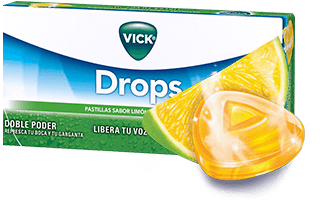 VICK DROPS LIMÓN