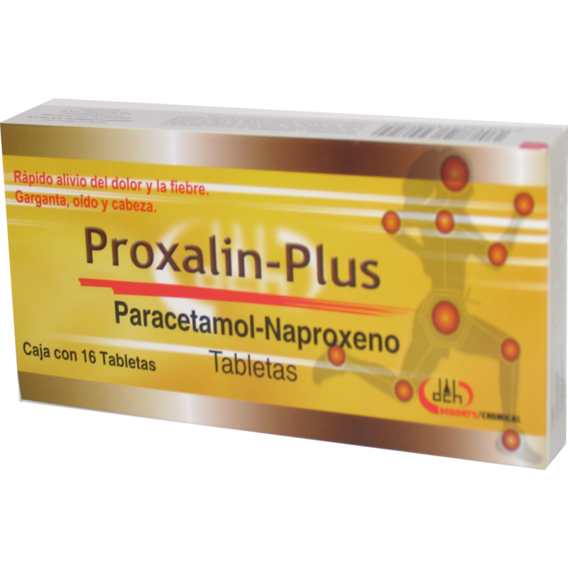 NAPROXENO/PARACETAMOL PROXALIN PLUS TABS C/16 – Super Farmacia Universal
