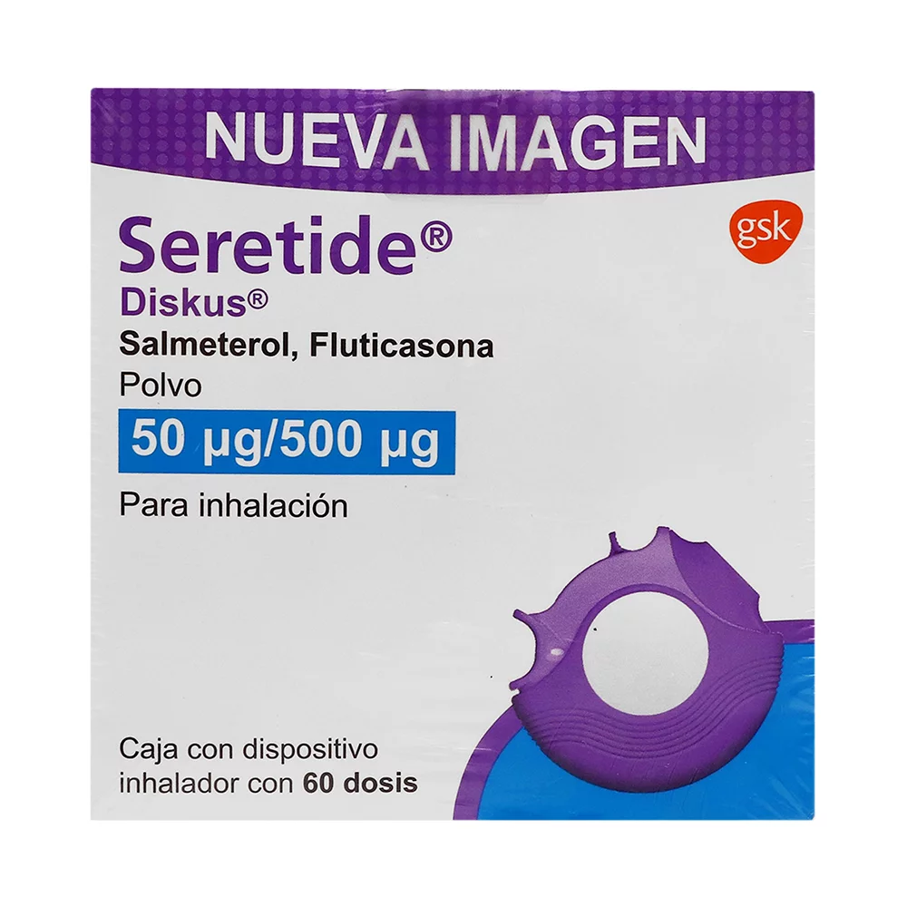 SERETIDE DISKUS 50µg /500µg – Super Farmacia Universal