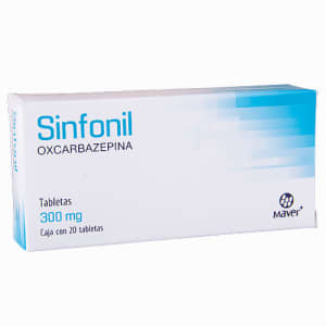 OXCARBAZEPINA SINFONIL 300MG