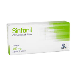 OXCARBAZEPINA SINFONIL 600 MG