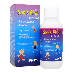 PARACETAMOL SON´S PIRAL JARABE INF