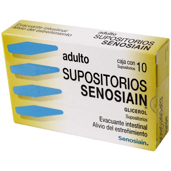 SUPOSITORIOS SENOSIAIN ADULTO