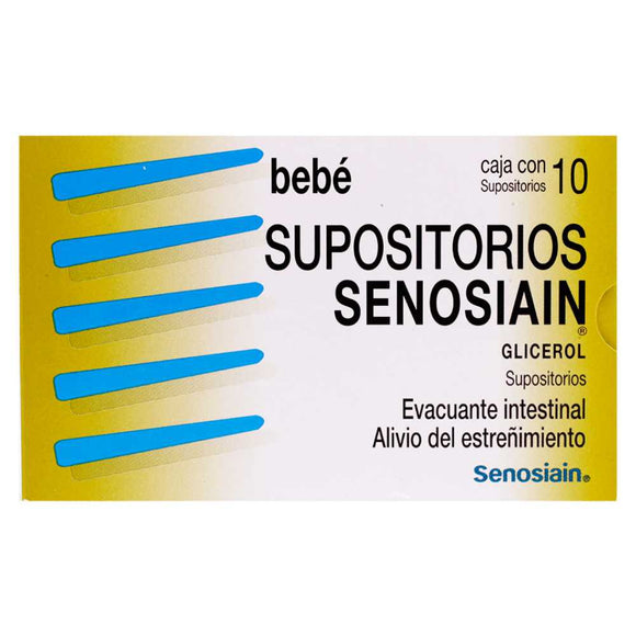 SUPOSITORIOS SENOSIAIN BEBÉ C/10